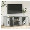 Image de Meuble TV Gris béton 100x31,5x35 cm Bois d'ingénierie
