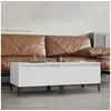 Image de Bijzettafels 2 st 50x46x35 cm bewerkt hout wit819517