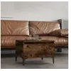 Image de Bijzettafel 50x46x35 cm bewerkt hout gerookt eikenkleurig819526