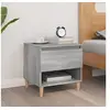 Image de Table de chevet Sonoma gris 50x46x50 cm Bois d'ingénierie819544
