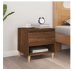 Image de Table de chevet Chêne brun 50x46x50 cm Bois d'ingénierie819546