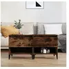 Image de Bijzettafels 2 st 50x46x50 cm bewerkt hout gerookt eikenkleurig819559