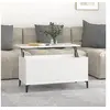 Image de Table basse Blanc 90x44,5x45 cm Bois d'ingénierie819588