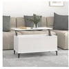 Image de Table basse Blanc brillant 90x44,5x45 cm Bois d'ingénierie819590