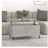 Image de Table basse Gris béton 90x44,5x45 cm Bois d ingénierie