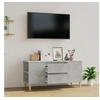 Image de Meuble TV Gris béton 102x44,5x50 cm Bois d ingénierie