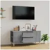 Image de Meuble TV Sonoma gris 102x44,5x50 cm Bois d ingénierie