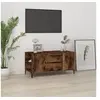 Image de Meuble TV Chêne fumé 102x44,5x50 cm Bois d ingénierie
