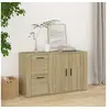 Image de Buffet, Armoire Latérale, Placard avec Rangement, Meuble de Salon Salle de Séjour Intérieur, Moderne, Chêne Sonoma Bois d'Ingénierie
