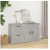 Image de Buffet Gris béton 100x33x59,5 cm Bois d ingénierie