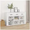 Image de Buffet Blanc 100x30x59,5 cm Bois d ingénierie