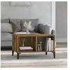 Image de Table basse Chêne fumé 60x50x36,5 cm Bois d'ingénierie821041