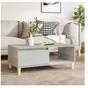 Image de Table basse Gris béton 90x50x36,5 cm Bois d ingénierie
