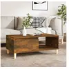 Image de Table basse Chêne fumé 90x50x36,5 cm Bois d'ingénierie821049