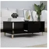 Image de Salontafel 90x50x36,5 cm bewerkt hout zwart821061