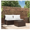 Image de Salon de jardin modulable resine tressee beige 2 personnes 50.0 x 50 x 30 cm 3 pieces