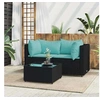 Image de Salon de jardin modulable rotin 3 pieces