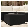 Image de Table basse de jardin Carré Noir 50x50x30 cm Résine tressée, mobilier de jardin, table basse, table basse 319857