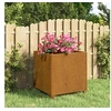 Image de Jardinière avec pieds Rouillé 42x40x43 cm Acier corten