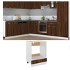 Image de Ovenkast Riga 60x46x81,5 cm bewerkt hout bruin eikenkleur825836