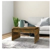 Image de Table basse Chêne fumé 68x50x38 cm Bois d'ingénierie825840