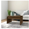 Image de Table basse Chêne marron 68x50x38 cm Bois d'ingénierie825842