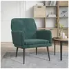 Image de Fauteuil Vert foncé 62x79x79 cm Velours