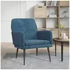 Image de Fauteuil 62x79x79 cm fluweel blauw351413