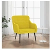 Image de Fauteuil 63x76x80 cm fluweel geel351441
