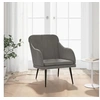 Image de Fauteuil 63x76x80 cm fluweel donkergrijs351455