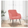 Image de Fauteuil 63x76x80 cm fluweel roze351457