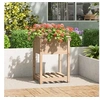 Image de Jardinière avec étagère 54x54x81 cm Bois massif de pin