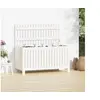 Image de Boîte de rangement de jardin Blanc 115x49x60 cm Bois de pin 823837