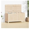 Image de Boîte de rangement de jardin 121x55x64 cm Bois massif de pin