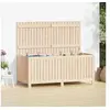 Image de Boîte de rangement de jardin 147x68x64 cm Bois massif de pin