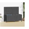 Image de Bois massif gris salon de jardin