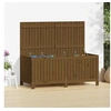 Image de Boîte de rangement de jardin Marron miel 147x68x64 cm Bois pin 823853