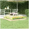 Image de Jardinière 110x110x27 cm Bois massif de pin 823871