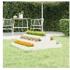 Image de Jardinière Blanc 80x80x27 cm Bois massif de pin 823893
