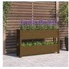 Image de Jardinière Marron miel 112x25x66 cm Bois massif de pin823930