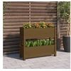 Image de Jardinière Marron miel 77x25x66 cm Bois massif de pin823944