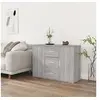 Image de Buffet Sonoma gris 91x29,5x65 cm Bois d'ingénierie823348