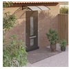 Image de Deurluifel 150x75 cm polycarbonaat zwart en transparant153576