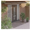 Image de Deurluifel 300x100 cm polycarbonaat zwart153596