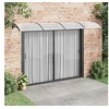 Image de Deurluifel 400x75 cm polycarbonaat zwart en transparant153597