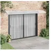 Image de Deurluifel 400x75 cm polycarbonaat grijs en transparant153598