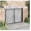 Image de Auvent de porte Noir 400x100 cm Polycarbonate