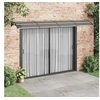 Image de Auvent de porte Noir 400x100 cm Polycarbonate