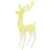 Image de Rennes de Noël XXL Acrylique 250 LED 3 pcs 180 cm Blanc chaud