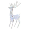 Image de Rennes de Noël XXL Acrylique 250 LED 3 pcs 180 cm Multicolore